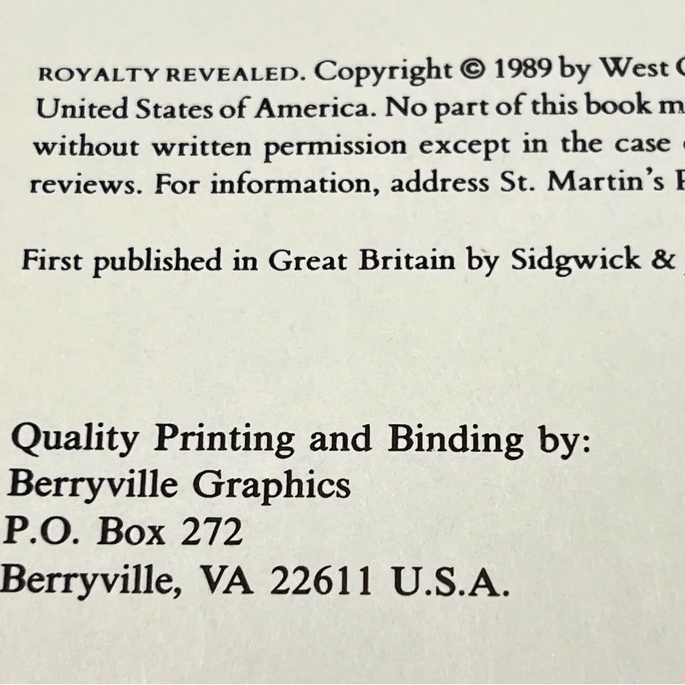 Royalty Revealed 1989 A Look At The Secret World Of Britain’s Royal Family - Picture 7 of 7